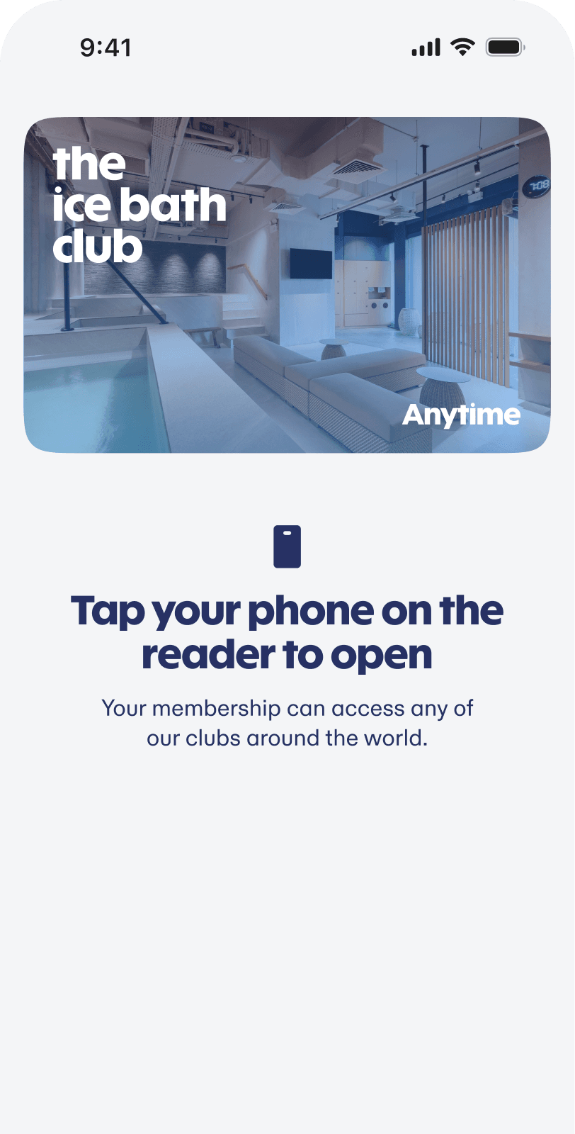 App account screenshot