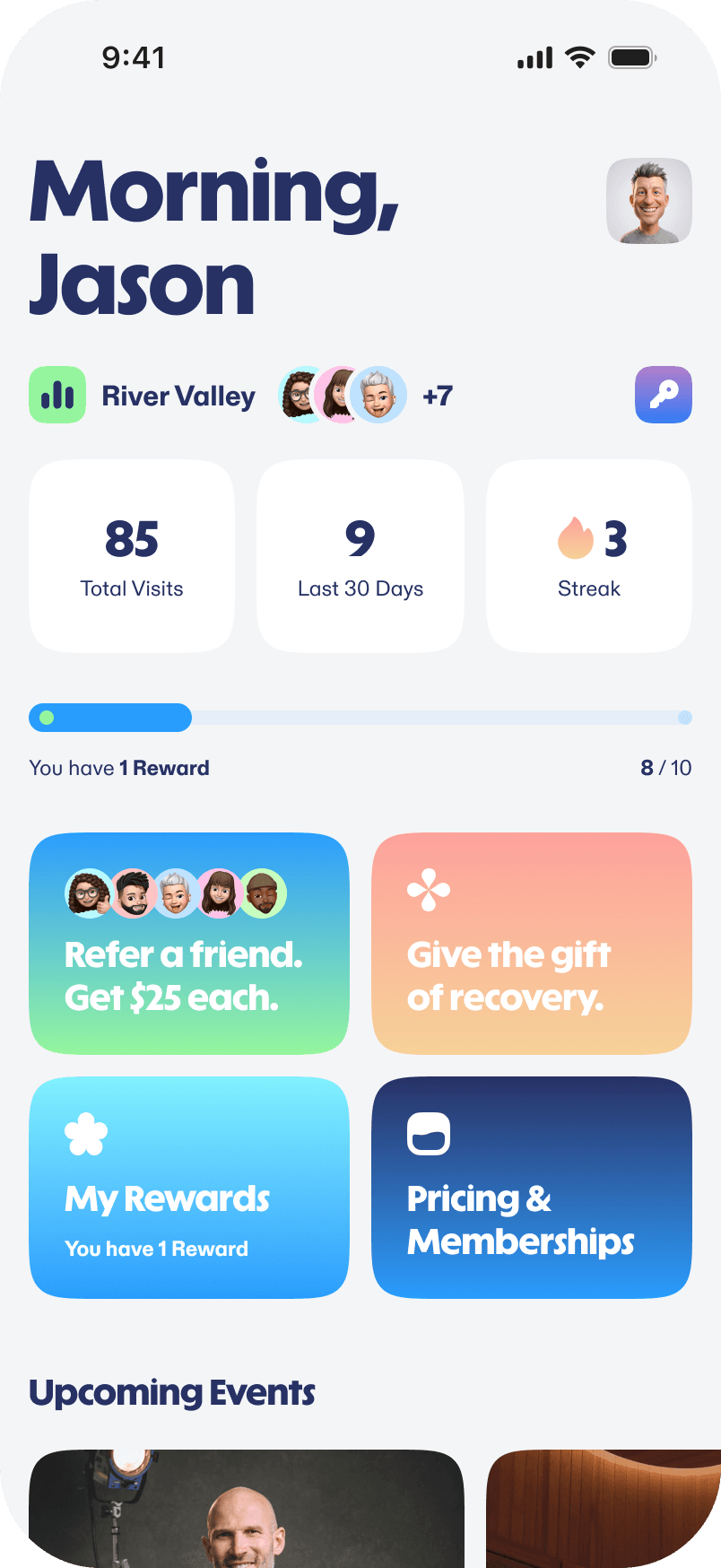 App account screenshot