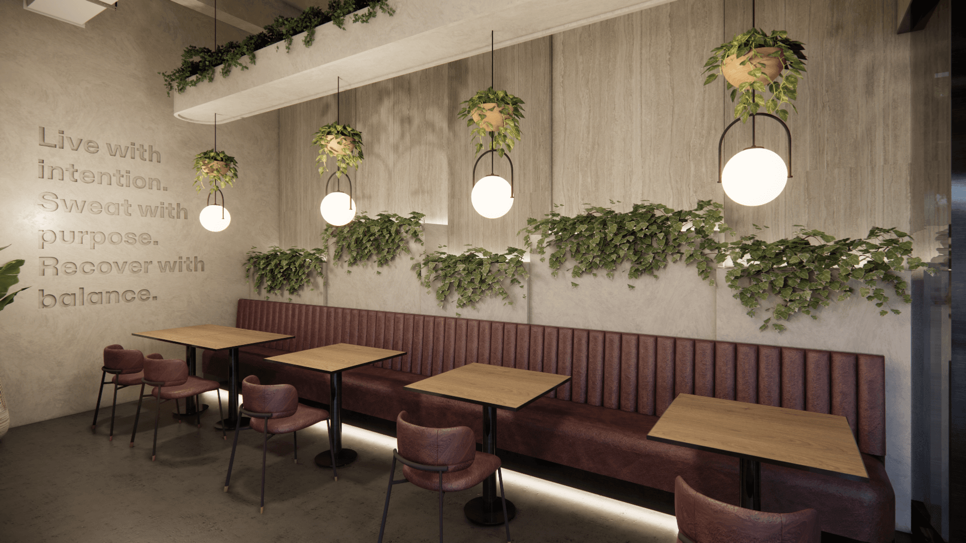 Gunawarman cafe seating